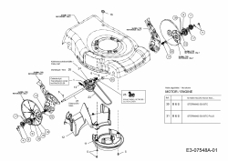 Ersatzteile Sterwins Motormäher mit Antrieb 530 BTC Typ: 12B-868F638  (2012) Getriebe, Motor