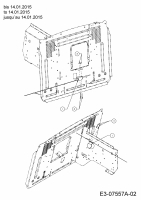 Ersatzteile Gartenland Rasentraktoren GL 15.5/92 H Typ: 13HM99GE640 (2015) Füllstandsanzeige bis 14.01.2015