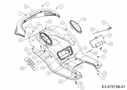 Ersatzteile WOLF-Garten Rasentraktor Expert 92.220 H Typ: 13AF91WI650  (2013) Sitzwanne 