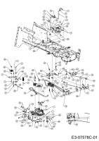 Ersatzteile WOLF-Garten Rasentraktor Expert 105.165 A Typ: 13HN90WN650  (2015) Fahrantrieb 