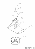 Ersatzteile WOLF-Garten Rasentraktor Expert 105.165 A Typ: 13HN90WN650  (2015) Variator 