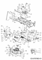 Ersatzteile WOLF-Garten Rasentraktor Expert 92.165 A Typ: 13HN90WE650  (2016) Fahrantrieb 