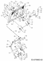 Ersatzteile WOLF-Garten Rasentraktor Expert 92.165 A Typ: 13HN90WE650  (2016) Heckplatte 