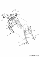 Ersatzteile MTD Rasentraktor 75 Platinum RD Typ: 13AI913N686  (2013) Armaturenbrett 