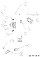 Cub Cadet Ersatzteile Gartentraktoren CC 1224 KHP 14BI94AP603  (2013) Elektroteile