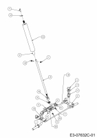 Ersatzteile MTD Rasentraktor Minirider 60 RDE Typ: 13A326EC600  (2014) Lenkung 