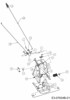 Ersatzteile WOLF-Garten Rasentraktor Scooter Mini / RDE 60 M Typ: 13A326EC650M  (2014) Pedale 