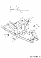 Ersatzteile MTD Rasentraktor Minirider 76 SD Typ: 13A226JD600  (2012) Elektroteile 