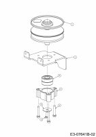 Ersatzteile MTD Rasentraktor 76 SD Typ: 13B226JD600  (2014) Variator 