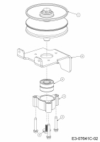Ersatzteile MTD Rasentraktor Minirider 60 RDE Typ: 13A326SC600  (2015) Variator 