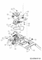 Ersatzteile MTD Rasentraktor Minirider 76 RDE Typ: 13A226SD600  (2018) Fahrantrieb 