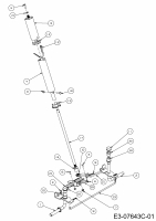 Ersatzteile WOLF-Garten Rasentraktor Scooter Pro Typ: 13B226HD650  (2015) Lenkung 