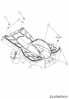 Ersatzteile MTD Rasentraktor Minirider 76 SD Typ: 13A226JD600  (2012) Trittbrett 