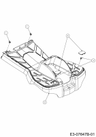 Ersatzteile MTD Rasentraktor 76 SD Typ: 13B226JD600  (2014) Trittbrett 