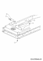 Ersatzteile MTD Rasentraktor Minirider 76 SD Typ: 13A226JD600  (2012) Keilriemenschutz 