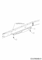 Ersatzteile MTD Rasentraktor 76 SD Typ: 13B226JD600  (2014) Keilriemenschutz 