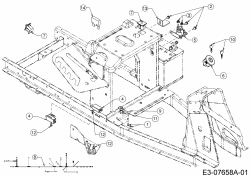 Cub Cadet Ersatzteile Rasentraktoren CC 114 TA 13A226ED603  (2012) Elektroteile