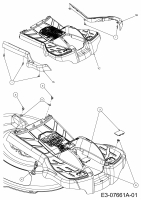 Ersatzteile WOLF-Garten Rasentraktor Scooter Pro Typ: 13A226ED650  (2012) Trittbrett 