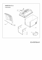 Ersatzteile WOLF-Garten Benzin Rasenmäher mit Antrieb Ambition 475 A Typ: 12ABC55Z650  (2013) Grasfangsack 