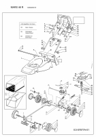 Ersatzteile Rasor Motormäher mit Antrieb MARS 46 R Typ: 12ABG28X618  (2012) Grundgerät