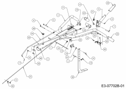 Ersatzteile MTD Motorhacke T/450 Typ: 21AB454B678  (2016) Holm 