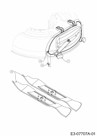 Cub Cadet Ersatzteile Rasentraktoren LTX 1042 13BP91AS330  (2014) Mulch Kit, Mulchmesser