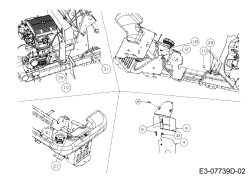 Cub Cadet Ersatzteile Gartentraktoren GTX 2100 14A-3GE-603  (2016) Motorzubehör