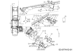 Cub Cadet Ersatzteile Gartentraktoren GTX 2100 14A-3GE-603  (2016) Elektrische Mähwerksaushebung