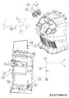 Cub Cadet Ersatzteile Gartentraktoren GTX 2100 14A-3GE-603  (2013) Elektroteile