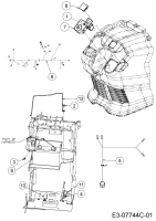 Cub Cadet Ersatzteile Gartentraktoren GTX 2100 14A-3GE-603  (2014) Elektroteile
