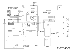 Cub Cadet Ersatzteile Gartentraktoren GTX 2100 14A-3GE-603  (2015) Schaltplan