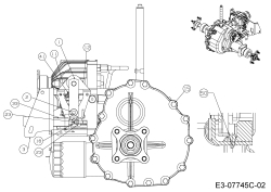 Cub Cadet Ersatzteile Gartentraktoren GTX 2100 14A-3GE-603  (2015) Getrieberegelung