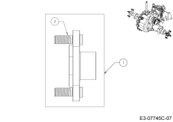 Cub Cadet Ersatzteile Gartentraktoren GTX 2100 14A-3GE-603  (2015) Radnaben
