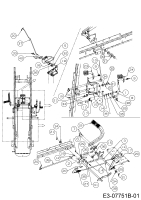 Cub Cadet Ersatzteile Gartentraktoren GTX 2100 14A-3GE-603  (2016) Pedale