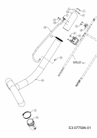Ersatzteile Yard-Man Laubsauger mit Häckselfunktion Yard Vac Typ: 24A-060F643  (2012) Saugschlauch