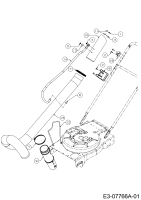 Cub Cadet Ersatzteile Laubsauger mit Häckselfunktion CSV 060 24A-06MP603  (2016) Saugschlauch