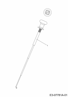 Ersatzteile WOLF-Garten Rasentraktor Expert 122.240 H Typ: 13AI91WJ650  (2013) Chokezug 