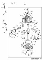 Ersatzteile MTD-Motoren Vertikal 1P65WHC Typ: 752Z1P65WHC  (2013) Rumpfmotor