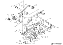 Cub Cadet Ersatzteile Zero Turn XZ5 L107 17AAEACS603 (2020) Rahmen