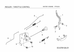 Ersatzteile MTD-Motoren Vertikal 1P70C0A Typ: 752Z1P70C0A  (2012) Regler