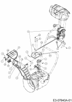 Ersatzteile Troy-Bilt Schneefräsen Storm 3090 XP Typ: 31AY55Q5309 (2013) Auswurfschacht