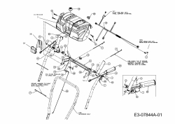 Ersatzteile Troy-Bilt Schneefräsen Storm 3090 XP Typ: 31AY55Q5309 (2013) Armaturenbrett