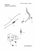 Ersatzteile MTD-Motoren Vertikal 1P70RHA Typ: 752Z1P70RHA  (2012) Regler