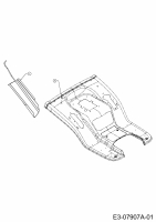 Ersatzteile Gutbrod Rasentraktoren GLX 105 RHL-K Typ: 13AG91GN690  (2012) Auswurfschacht