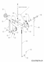 Ersatzteile MTD Rasentraktor Junior 115 Typ: 13AC452C600  (2004) Geschwindigkeitsregelung 