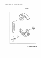 Ersatzteile MTD Motorsense 1045 K Typ: 41AD7U9B678  (2013) Kupplung 