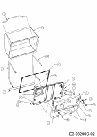 Ersatzteile MTD Rasentraktor Minirider 60 RD Typ: 13A625SC600  (2016) Grasfangeinrichtung 