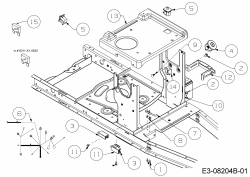 Ersatzteile WOLF-Garten Rasentraktor Scooter Mini / RDE 60 M Typ: 13A326SC650F  (2015) Elektroteile 