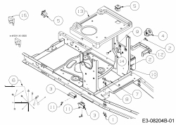 Ersatzteile MTD Rasentraktor Minirider 60 RDE Typ: 13A326SC600  (2015) Elektroteile 