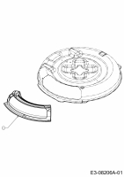 Ersatzteile MTD Rasentraktor Minirider 76 SDHE Typ: 13A221JD600  (2020) Mulchklappe 